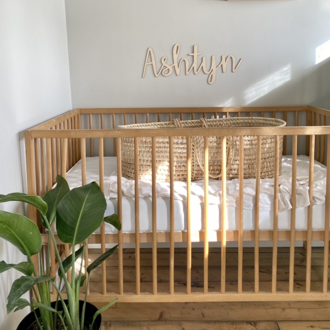 DIY Raw Wood Name Cut Out