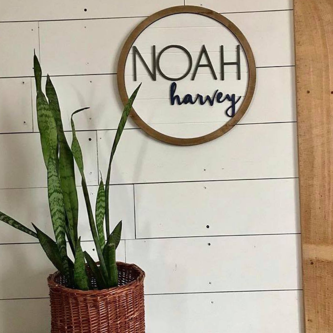 Framed Shiplap Sign