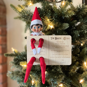 Elf on the Shelf Return Postcard