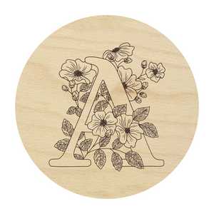 Monogrammed Letter  Sign 12"