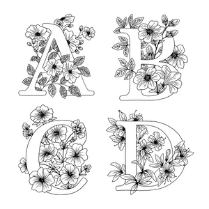 Monogrammed Letter  Sign 12"