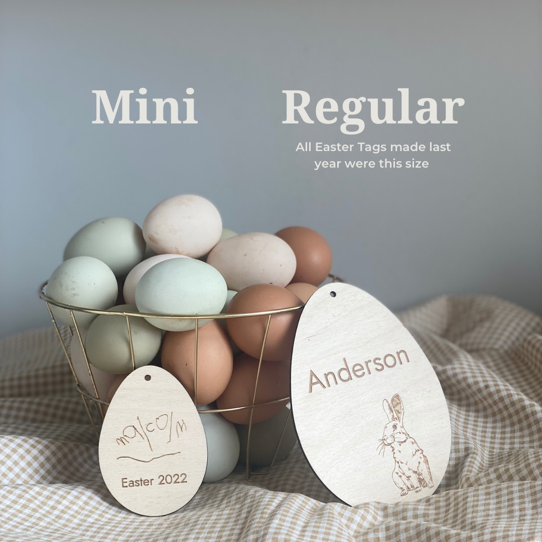 Bunny Easter Basket Tags