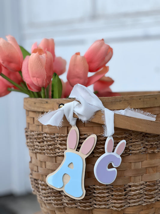 Acrylic Easter Bunny Tags