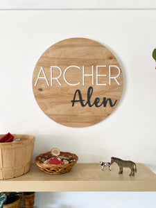 3D Circle Sign