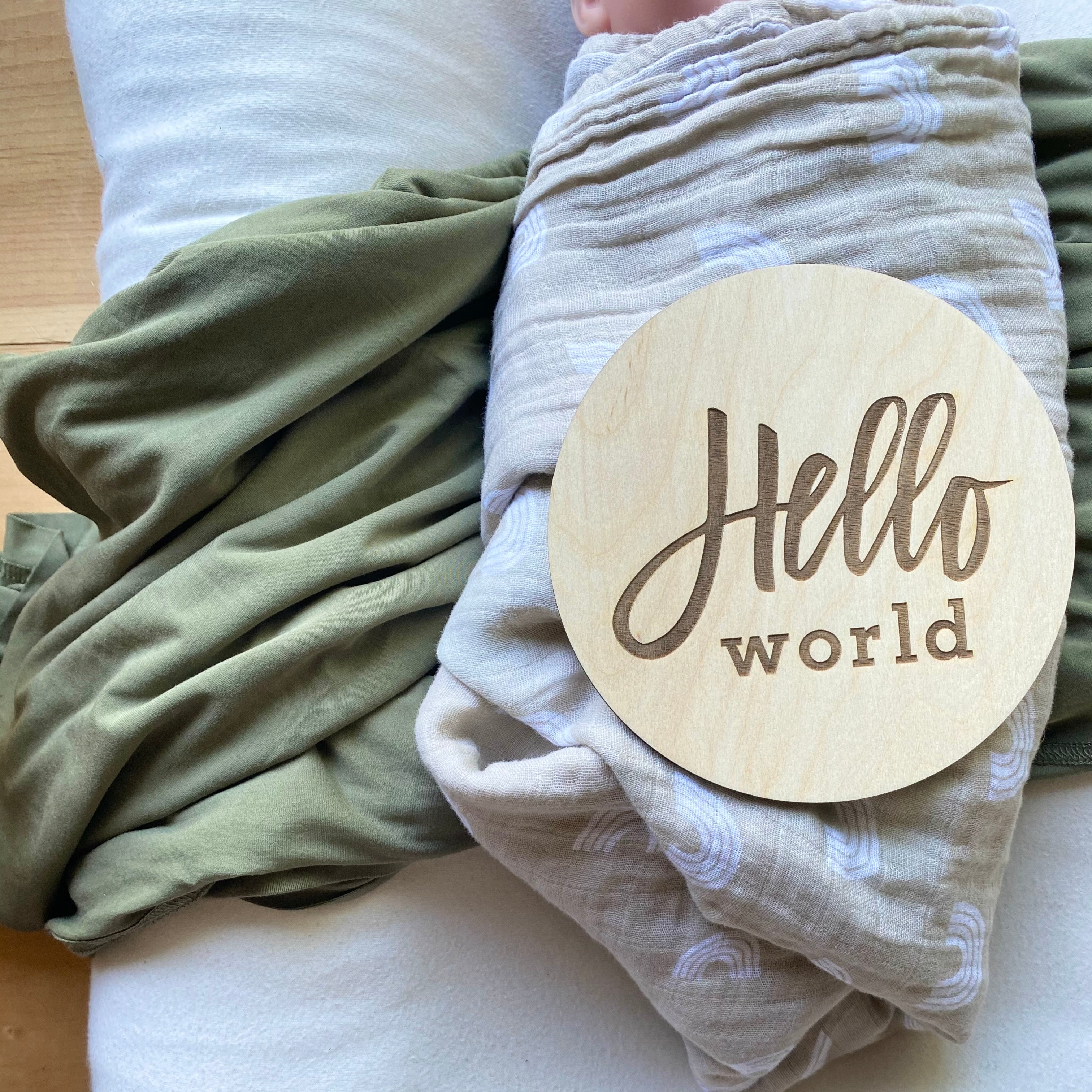 Hello World Laser Engraved Disc