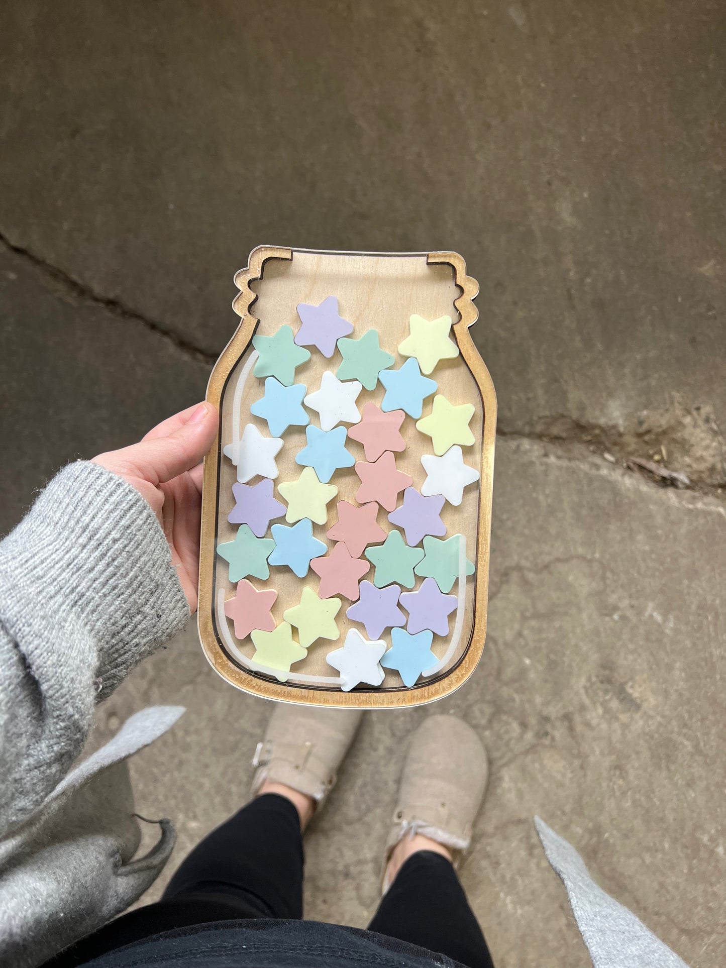 Large Star Jar