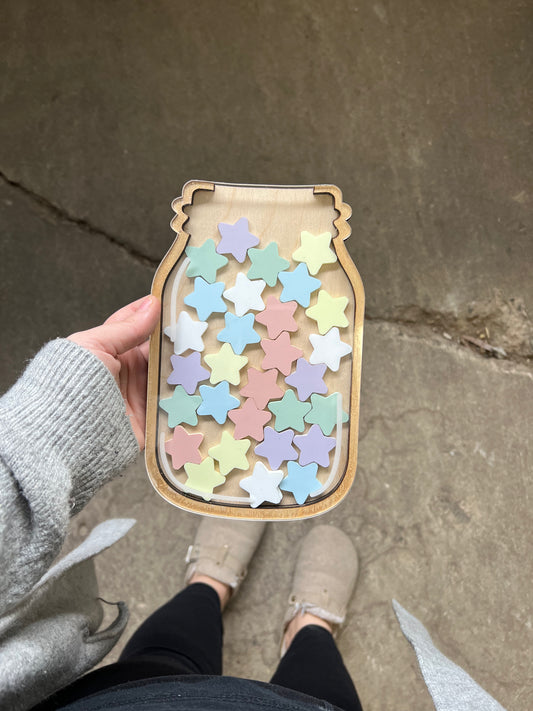 Large Star Jar