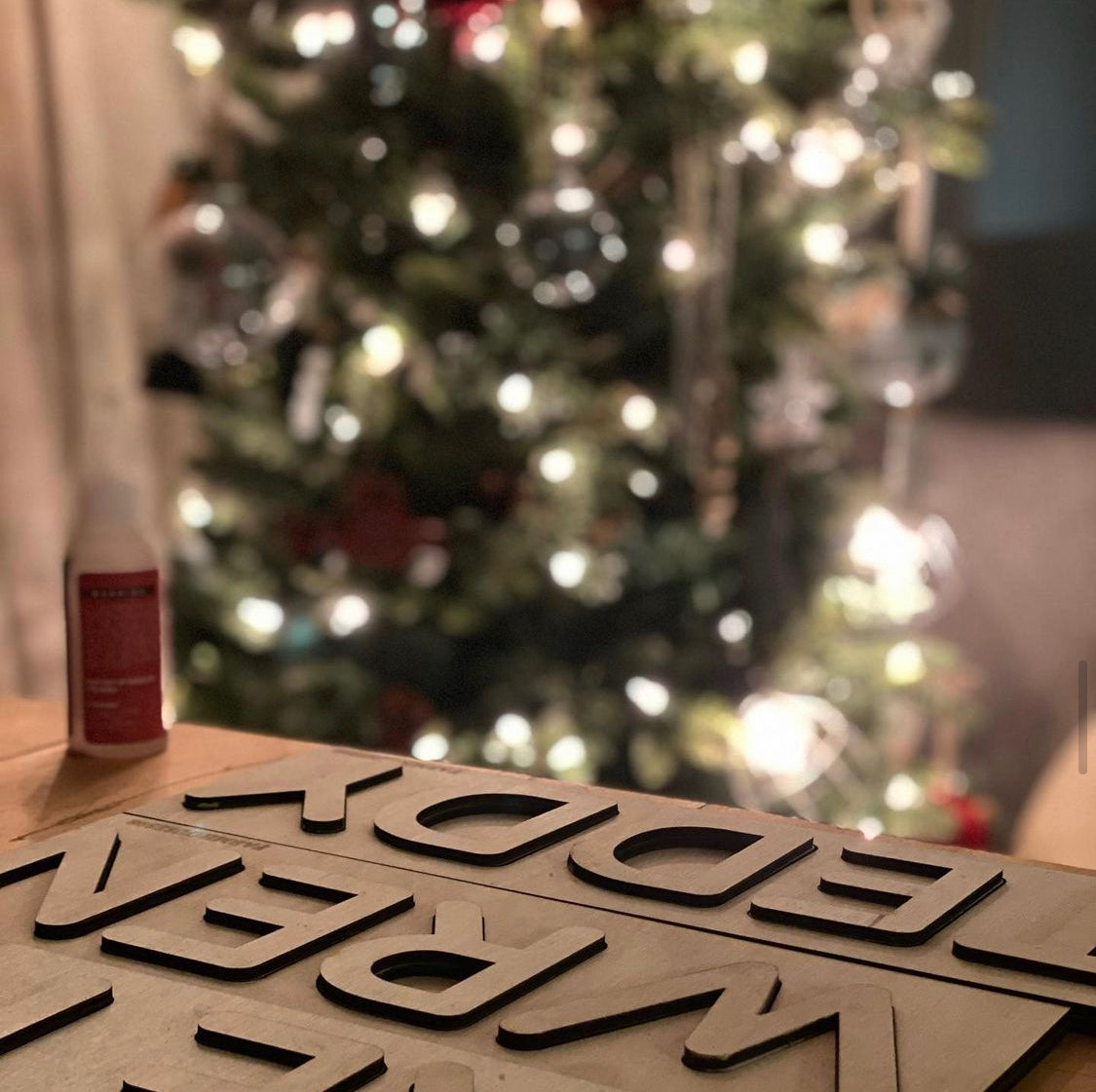 DIY Wood Letter Kid's Name Puzzle
