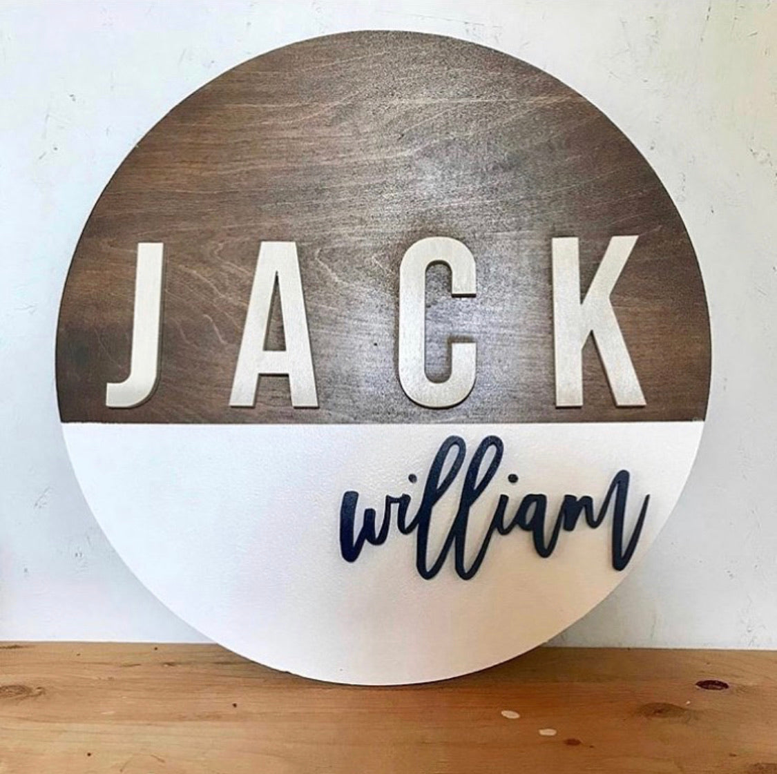 3D Circle Sign
