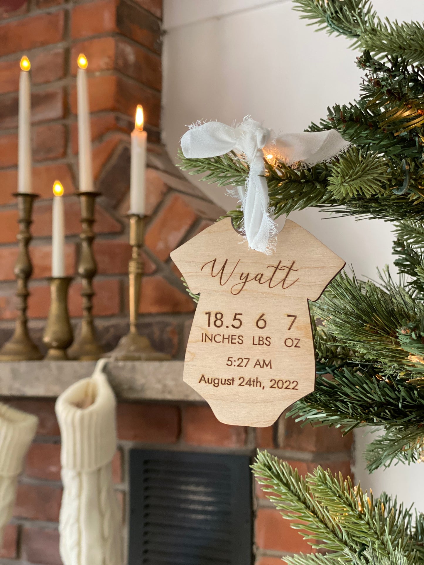 Custom Baby Onesie Ornament