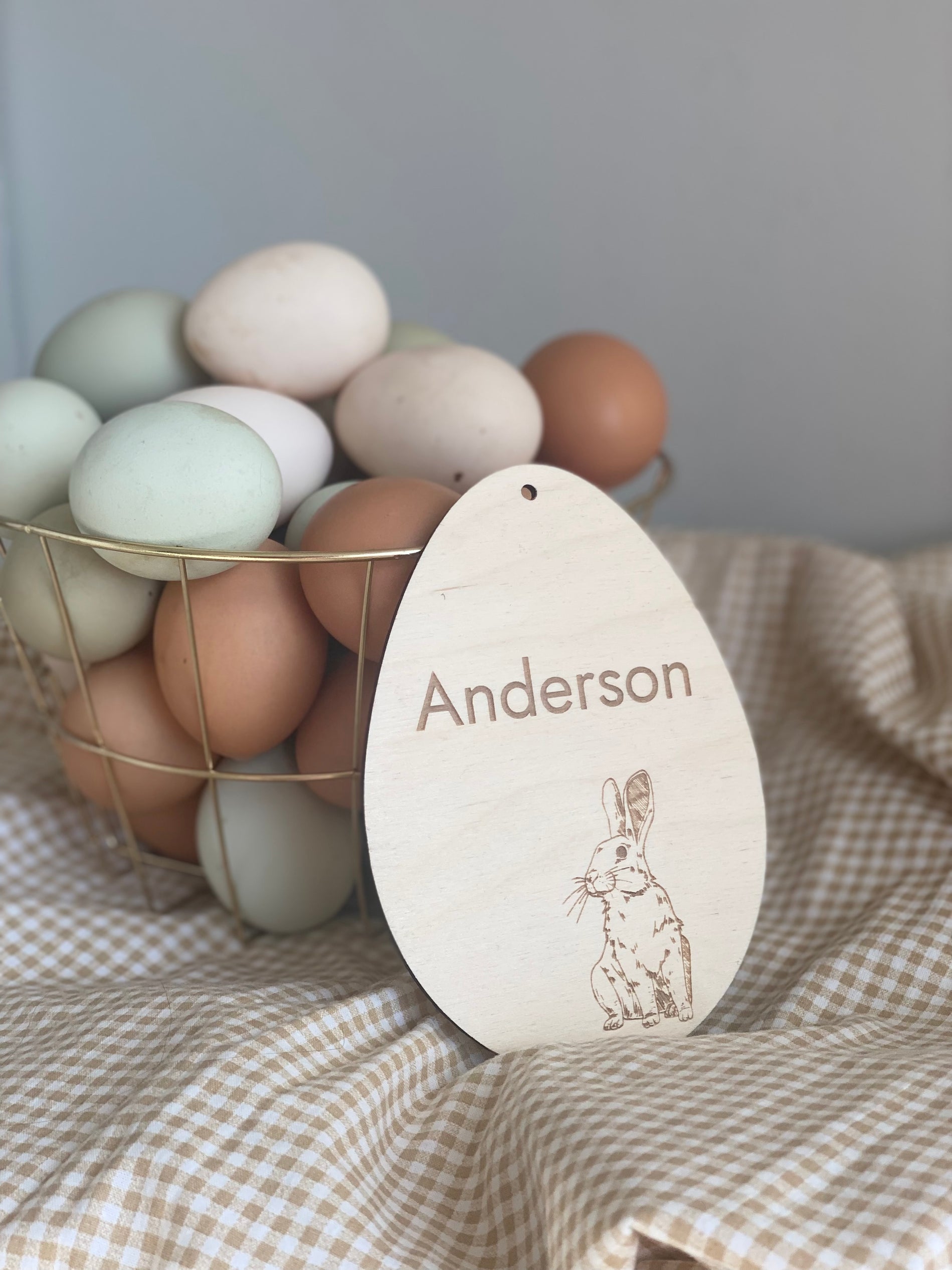 Bunny Easter Basket Tags