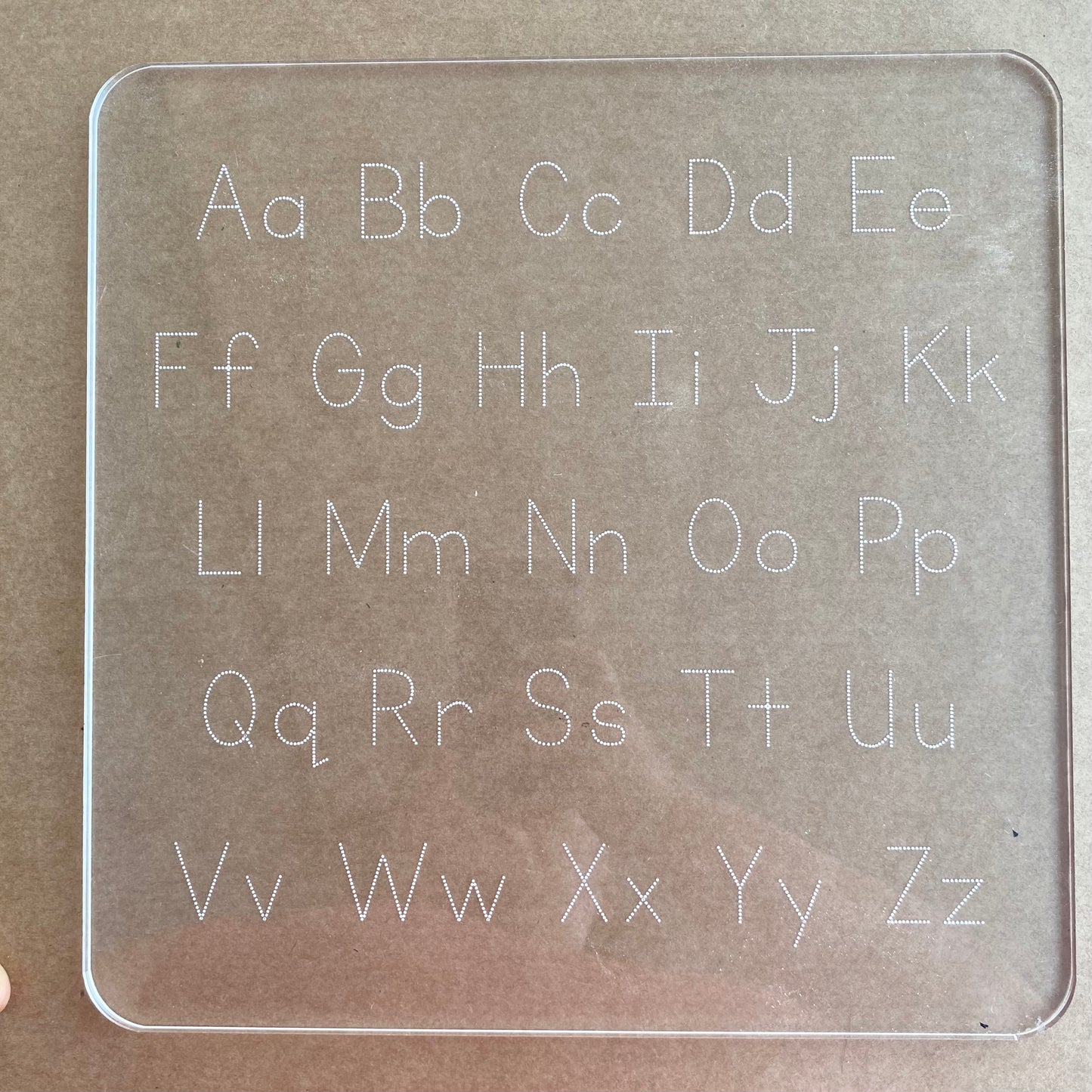 Alphabet Dry Erase Board