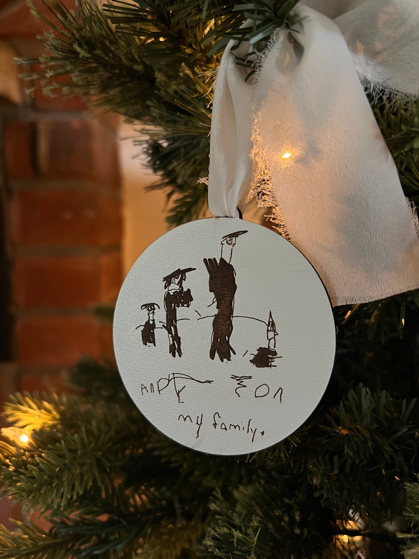 Hand Drawn Written Ornament
