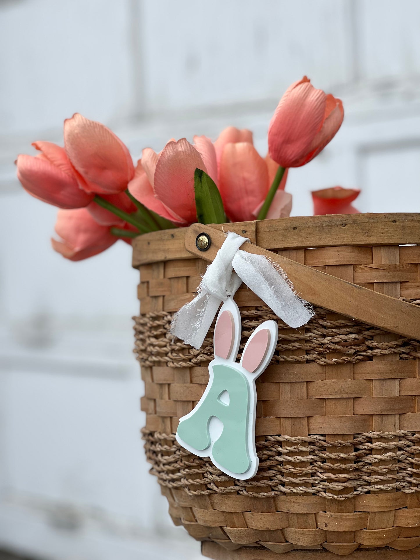 Acrylic Easter Bunny Tags