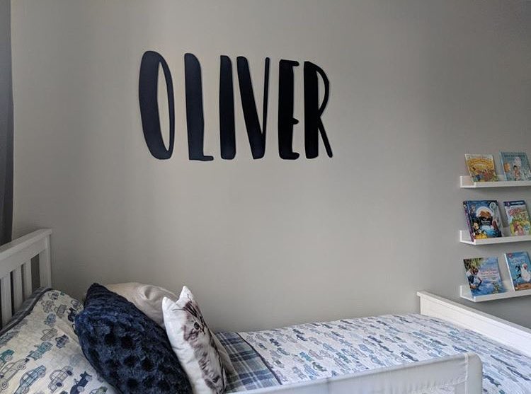 36" Name Cut Out