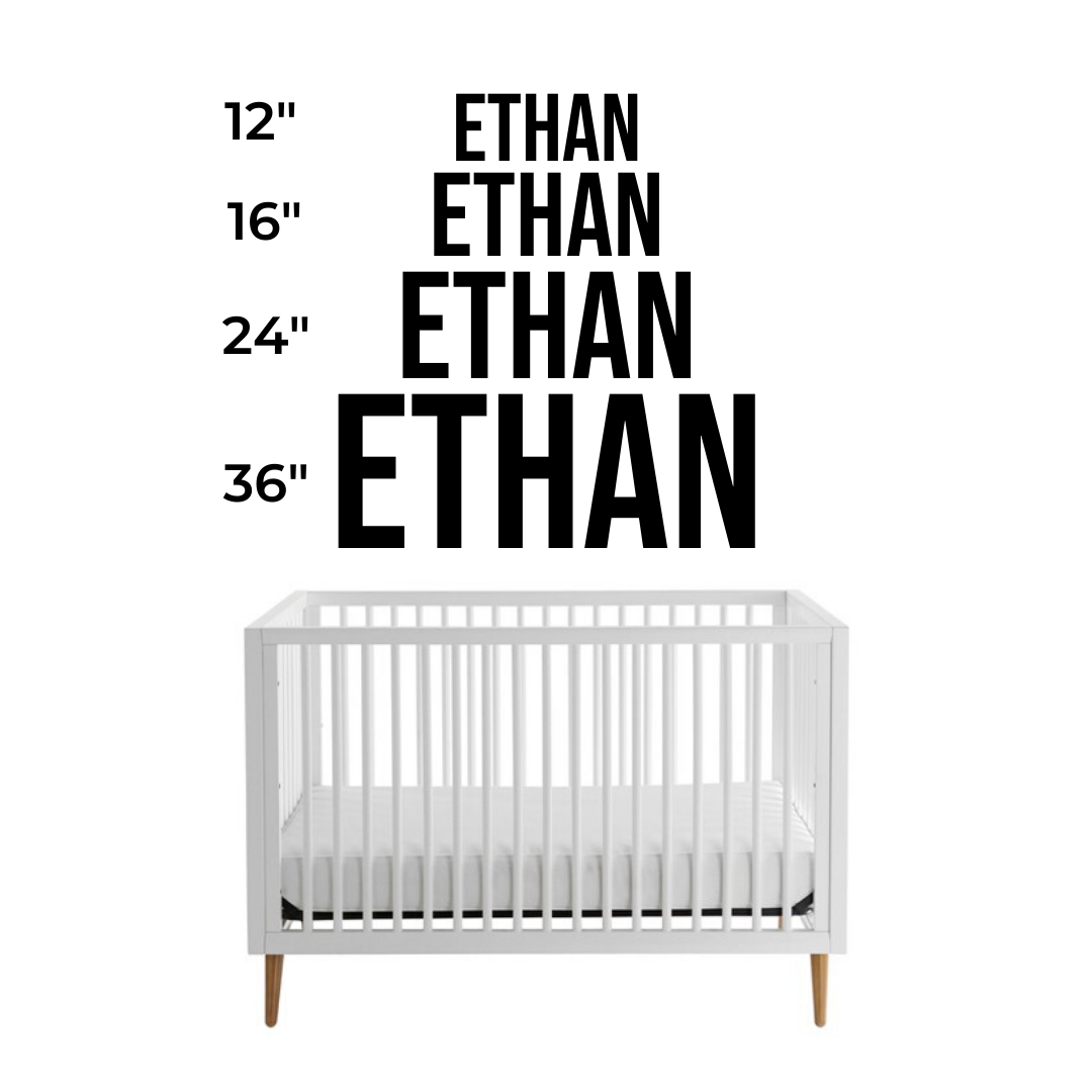 DIY Raw Wood Name Cut Out