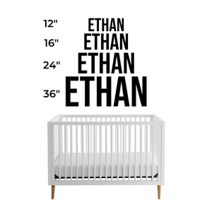 24" Name Cut Out